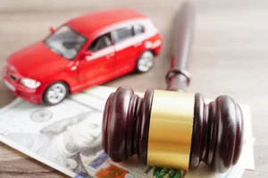 Gavel, Money, and Toy Car