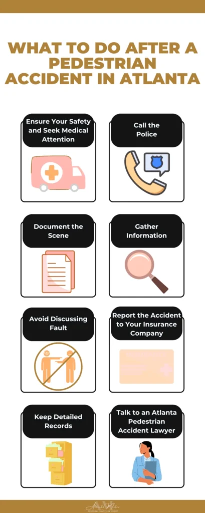 What to do after a pedestrian accident in Atlanta