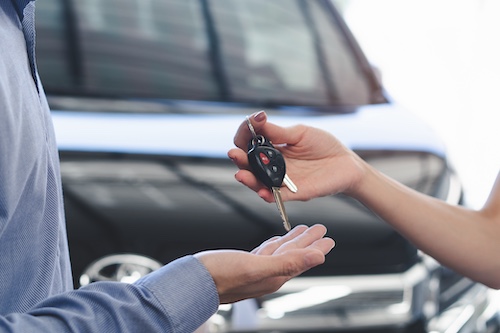 Getting Keys to a Rental Car