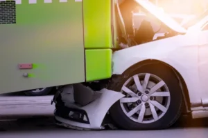 Atlanta bus accident lawyer consulting with injured MARTA passenger about injury claim